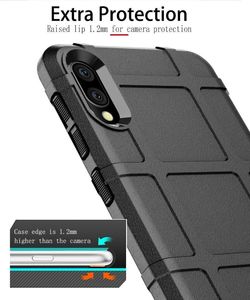 Wytrzymałe pancerne etui, pokrowiec Rugged Square SAMSUNG GALAXY A10 czarne uniwersalny 4