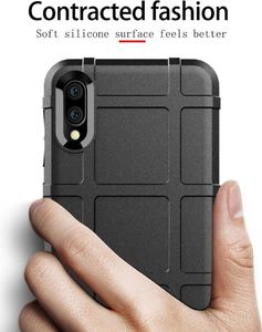 Wytrzymałe pancerne etui, pokrowiec Rugged Square SAMSUNG GALAXY A10 czarne uniwersalny 5