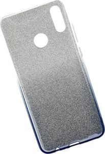 Etui Glitter HUAWEI P SMART 2019 srebrno- niebieskie uniwersalny 3