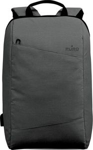 Plecak Puro PURO Byday - Plecak z zewnętrzym portem USB MacBook Pro 15" / Notebook 15.6" (szary) 1