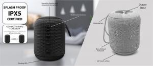 Głośnik Puro External Tube 2 Speaker IPX5 (czarny) 3