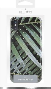Puro PURO Glam Tropical Leaves - Etui iPhone Xs Max (Brilliant Leaves) 2