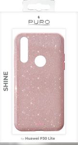 Puro PURO Glitter Shine Cover - Etui Huawei P30 Lite (Rose Gold) 2