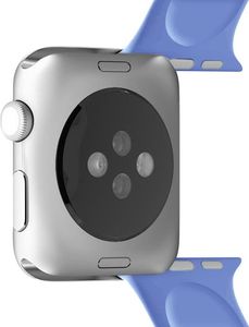 Puro PURO ICON Apple Watch Band - Elastyczny pasek sportowy do Apple Watch 42 / 44 mm (S/M & M/L) (Blue Formentera) 3