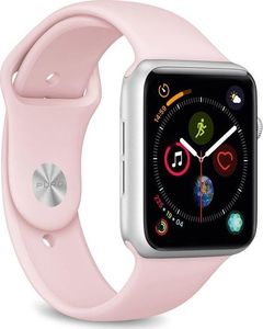 Puro PURO ICON Apple Watch Band - Elastyczny pasek sportowy do Apple Watch 42 / 44 mm (S/M & M/L) (Piaskowy róż) 1