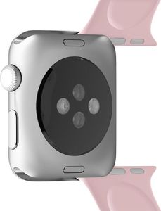 Puro PURO ICON Apple Watch Band - Elastyczny pasek sportowy do Apple Watch 42 / 44 mm (S/M & M/L) (Piaskowy róż) 3