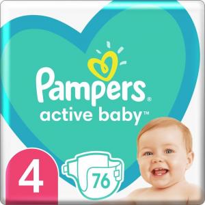 Pieluszki Pampers Active Baby 4, 9-14 kg, 76 szt. 1