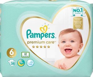 Pampers Pieluchy Premium Care 6, 13+ kg, 38 szt. 2