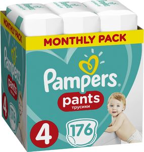 Pampers Pieluchomajtki Pants 4 (9-15 kg) 176 szt. Monthly Pack 2