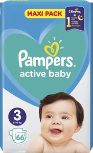 Pampers Active Baby 3, 6-10 kg, 66 szt. 2