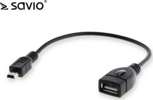 Kabel USB Savio USB-A - miniUSB Czarny (SAVIO CL-58Z) 1