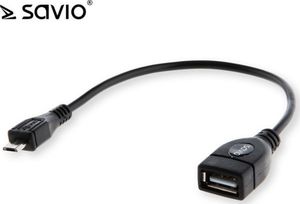 Adapter USB Savio Adapter OTG USB AF - micro USB BM Savio CL-59 10szt. paczka-SAVIO CL-59Z 1