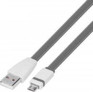 Kabel USB TB Print USB-A - 1 m Szary (AKTBXKU2FBAW10G) 1