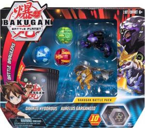 Figurka Bakugan Bitwa zestaw Darkus Hydorous i Aurelus Garganoid (6045132/20103993) 1