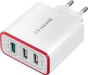 Ładowarka Blitzwolf Ładowarka sieciowa Blitzwolf BW-PL2 3x USB QC 3.0 30W (BW-PL2) 2