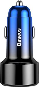 Ładowarka Baseus Magic USB + USB-C QC 4.0 PD 45W (czarno-niebieska) 1