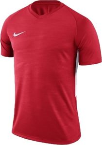 Nike Koszulka chłopięca Y Nk Dry Tiempo Prem Jsy Ss czerwona r. XL (894111 657) 1