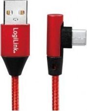 Kabel USB LogiLink USB-A - USB-C 1 m Czerwony (CU0146) 1