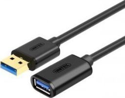 Kabel USB Unitek USB-A - USB-A 2 m Czarny (Y-C459GBK) 1