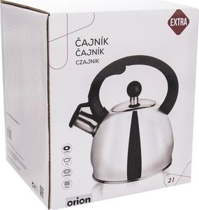 Orion Czajnik stalowy z gwizdkiem indukcja 2L ORION uniwersalny 2