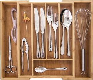 Orion Wkład / organizer do szuflady na sztućce ROZSUWANY uniwersalny 3