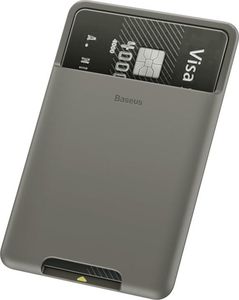 Baseus Baseus Samoprzylepne Etui Na Kartę Karty Dokumenty Do Telefonu Ciemnoszary (ackd-a0g) 2