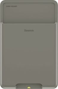 Baseus Baseus Samoprzylepne Etui Na Kartę Karty Dokumenty Do Telefonu Ciemnoszary (ackd-a0g) 3