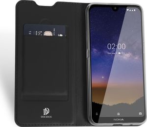 Dux Ducis Dux Ducis Skin Pro Kabura Etui Pokrowiec Z Klapką Nokia 2.2 Czarny 3