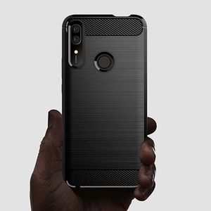 Hurtel Carbon Case Elastyczne Etui Pokrowiec Huawei P Smart Z Czarny 2