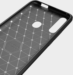 Hurtel Carbon Case Elastyczne Etui Pokrowiec Huawei P Smart Z Czarny 6