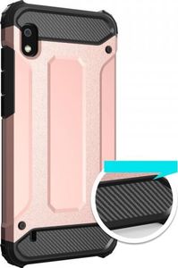 Hurtel Hybrid Armor Pancerne Hybrydowe Etui Pokrowiec Samsung Galaxy A10 Złoty 6