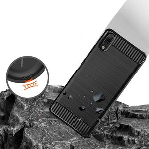 Hurtel Carbon Case Elastyczne Etui Pokrowiec Xiaomi Redmi 7a Niebieski 3