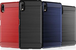 Hurtel Carbon Case Elastyczne Etui Pokrowiec Xiaomi Redmi 7a Niebieski 6