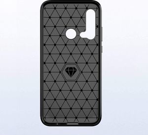 Hurtel Carbon Case Elastyczne Etui Pokrowiec Huawei P20 Lite 2019 / Huawei Nova 5i Czarny 8
