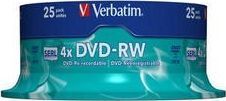 Verbatim DVD-RW 4.7 GB 4x 25 sztuk (252960) 2