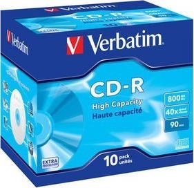 Verbatim CD-R 800 MB 40x 10 sztuk (43428) 2