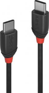Kabel USB Lindy USB-C - USB-C 0.5 m Czarny (36905) 1