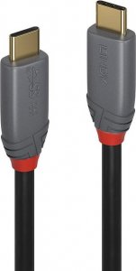 Kabel USB Lindy 36902 Kabel USB 3.1 C, 5A PD, Anthra Line - 1,5m 1