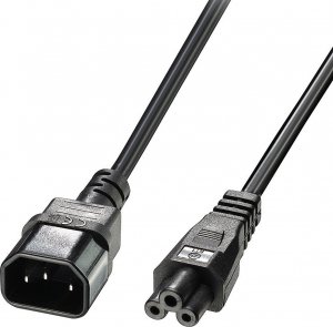 Kabel zasilający Lindy Lindy 30340 Przedłużacz zasilający IEC C14 - IEC C5 - 1m 1