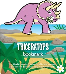 IF Zwierzęca zakładka do książki - Triceratops 1