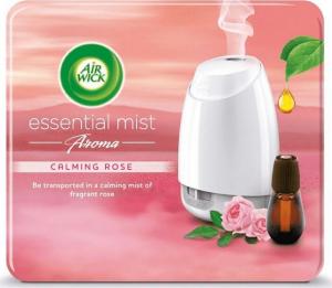 Air Wick Essential Mist Aroma automatyczny odświeżacz powietrza + kojący wkład o zapachu róży 20 ml (AIRW-WK-002-83) 1