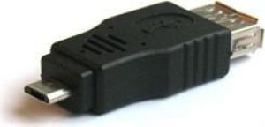 Adapter USB Savio USB A - micro USB B Czarny (SAVIOCL15) 1