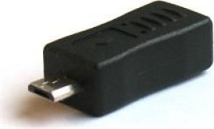 Adapter USB Savio Mini USB-micro USB Czarny (SAVIOCL16) 1