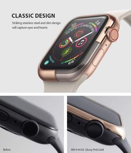 Ringke Bezel Styling Apple Watch 4 (40mm) Glossy Pink Gold 5