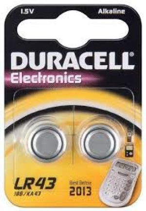 Duracell Bateria Electronics LR43 73mAh 2 szt. 1