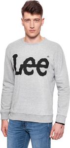 Lee Bluza męska Logo Sws Grey Mele r. XXL (L81QUB37) 1