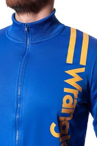 Wrangler Bluzy męskie B&y Zip Sweat Nautical Blue r. M (W6558DZV2) 5