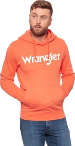 Wrangler Bluza męska Logo Hoodie Glow Orange r. L (W6527HY48) 1