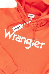 Wrangler Bluza męska Logo Hoodie Glow Orange r. L (W6527HY48) 8