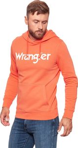 Wrangler Bluza męska Logo Hoodie Glow Orange r. XL (W6527HY48) 3